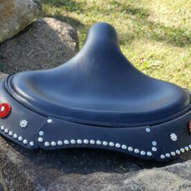 1947-1954 Deluxe Solo Seat, Harley-Davidson - Saddle Bags, Custom