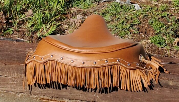 Deluxe Solo Seat with Fringed 1-Piece Skirt - Image 5
