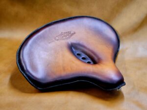 Custom Leather Motorcycle Seat