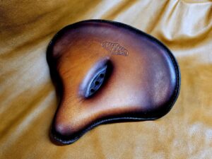 Custom Leather Motorcycle Seat