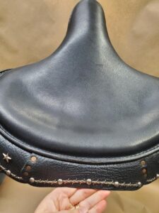 Custom Leather Motorcycle Seat