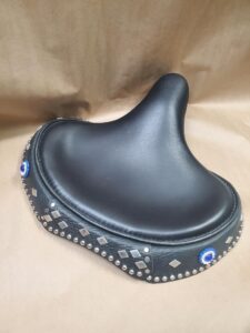 Custom Leather Motorcycle Seat