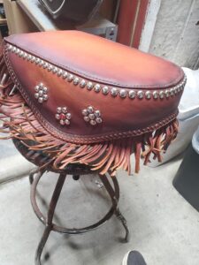 Custom Leather Motorcycle Seat