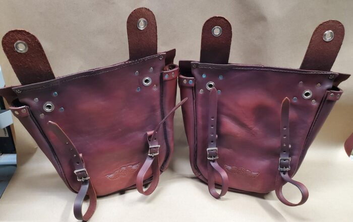 Leather Saddlebags - Heather's Leathers