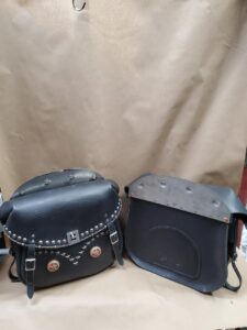 Custom Leather Motorcycle Saddlebag