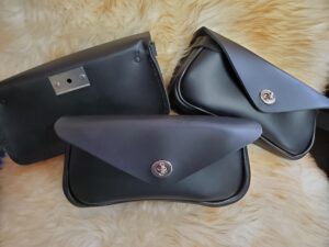 Custom Leather Motorcycle Saddlebag
