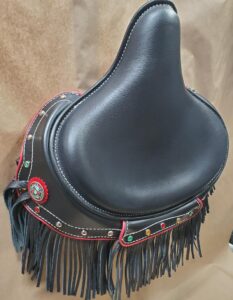 Custom Leather Motorcycle Seat
