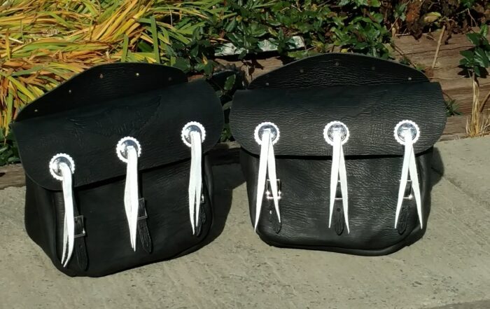 Custom Leather Saddlebags