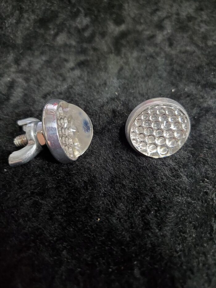 Smooth Reflector Glass Jewel Fastener - Image 2