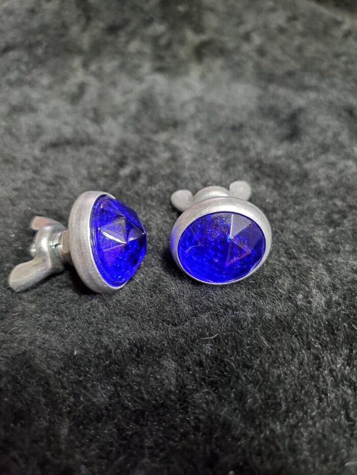 Faceted Reflector Glass Jewel Fastener - Image 7