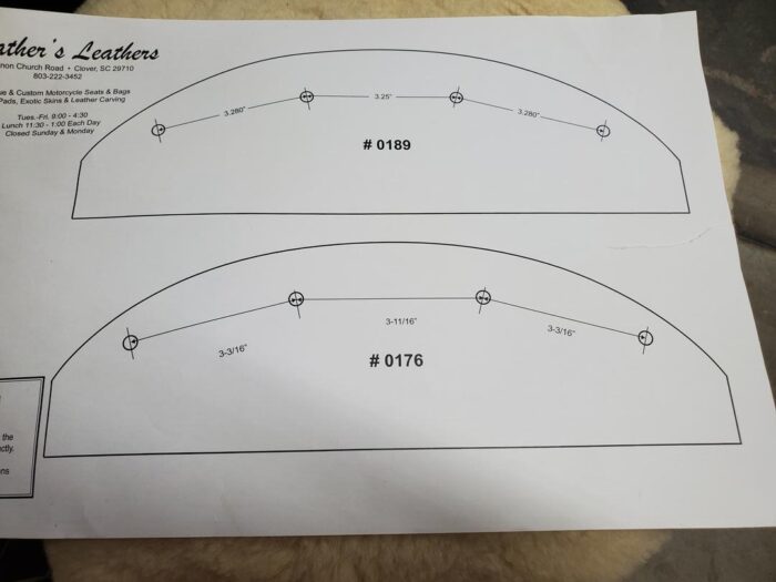 Half-Moon Saddlebag Mounting Plates