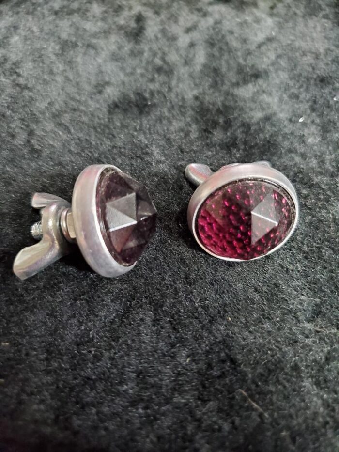Faceted Reflector Glass Jewel Fastener - Image 9