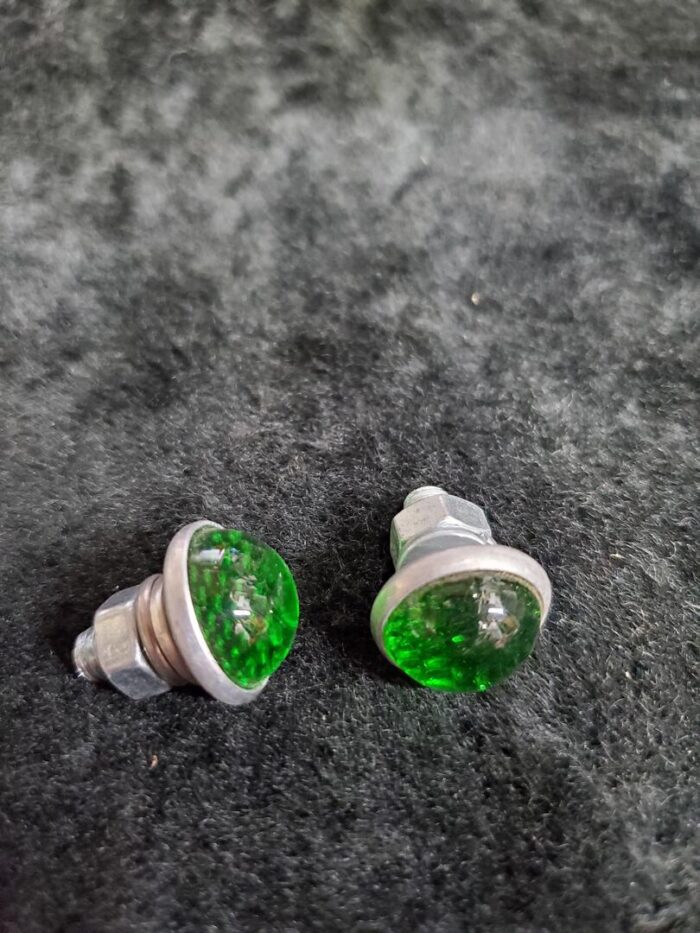 Small Smooth Reflector Glass Jewel Fastener - Image 6